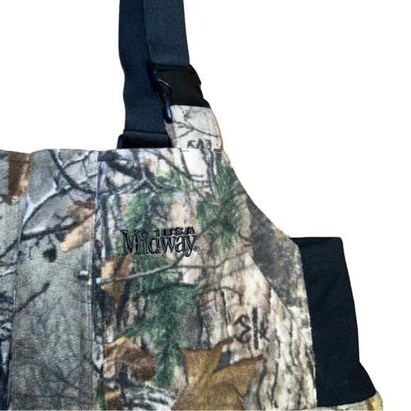 MidwayUSA Men's discontinued Hunter's Creek Bibs Realtree EDGE size Large✨ - Picture 2 of 11